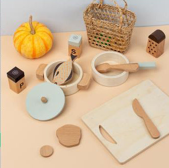 Children's Wooden Play House Baking Assembled Toys