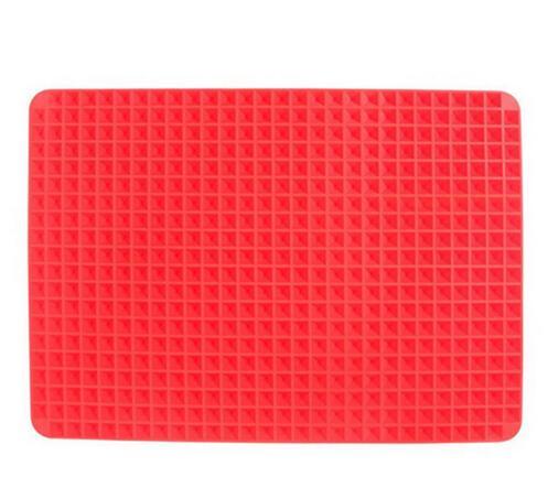 Non-Stick Silicone Pyramid Cooking Mat, Baking Mat With Grid Versatile Oven BBQ Heat-Resistant Mat Kitchen Tools Kitchen Gadgets