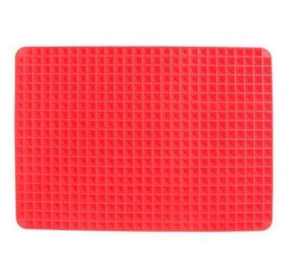 Non-Stick Silicone Pyramid Cooking Mat, Baking Mat With Grid Versatile Oven BBQ Heat-Resistant Mat Kitchen Tools Kitchen Gadgets