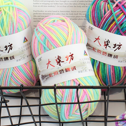 5-Strand Milk Cotton Section-dye String Dye House