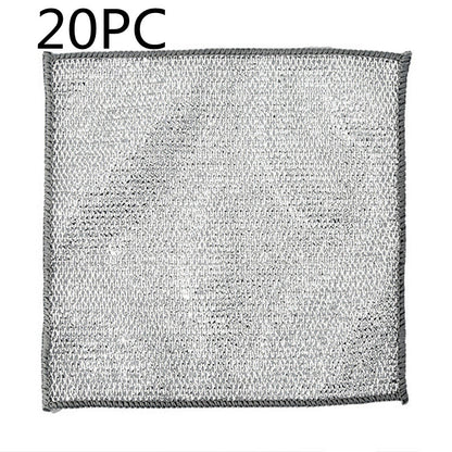 Steel Wire Ball Cloth Kitchen Cleaning Dishcloth