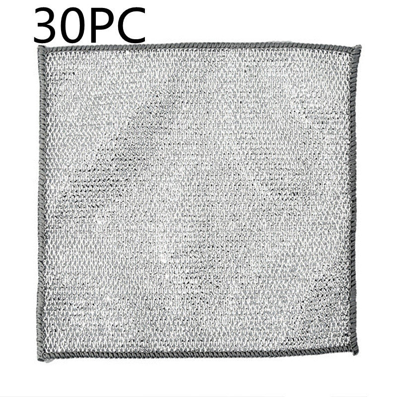 Steel Wire Ball Cloth Kitchen Cleaning Dishcloth