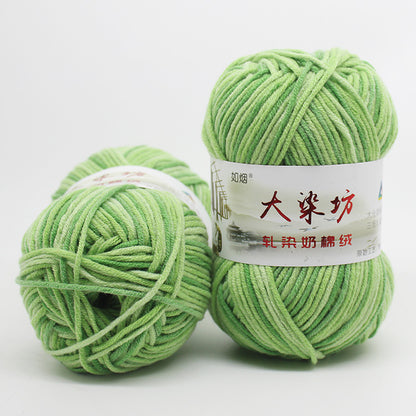 5-Strand Milk Cotton Section-dye String Dye House