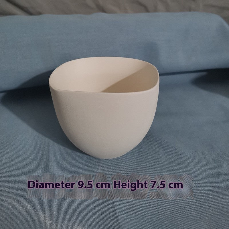 Plain Blank Cup Tea Cup Underglaze Color High White Clay Pottery Diy