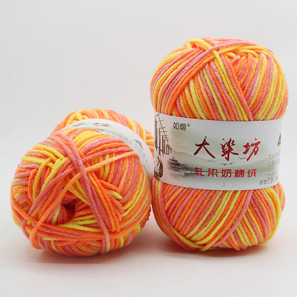 5-Strand Milk Cotton Section-dye String Dye House