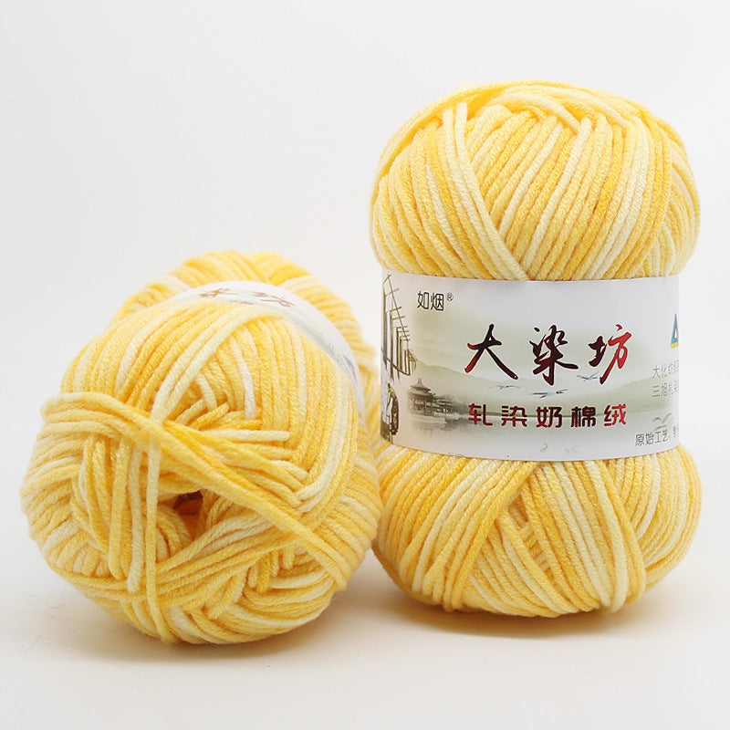 5-Strand Milk Cotton Section-dye String Dye House