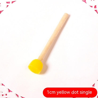 Children's Art Round Sponge Paint Brush Seal Tool