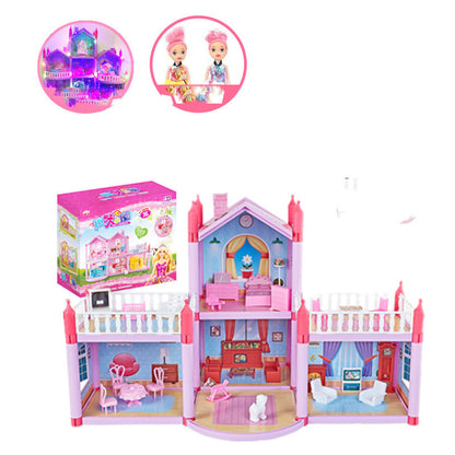 Princess Castle Villa Doll House Simulation House