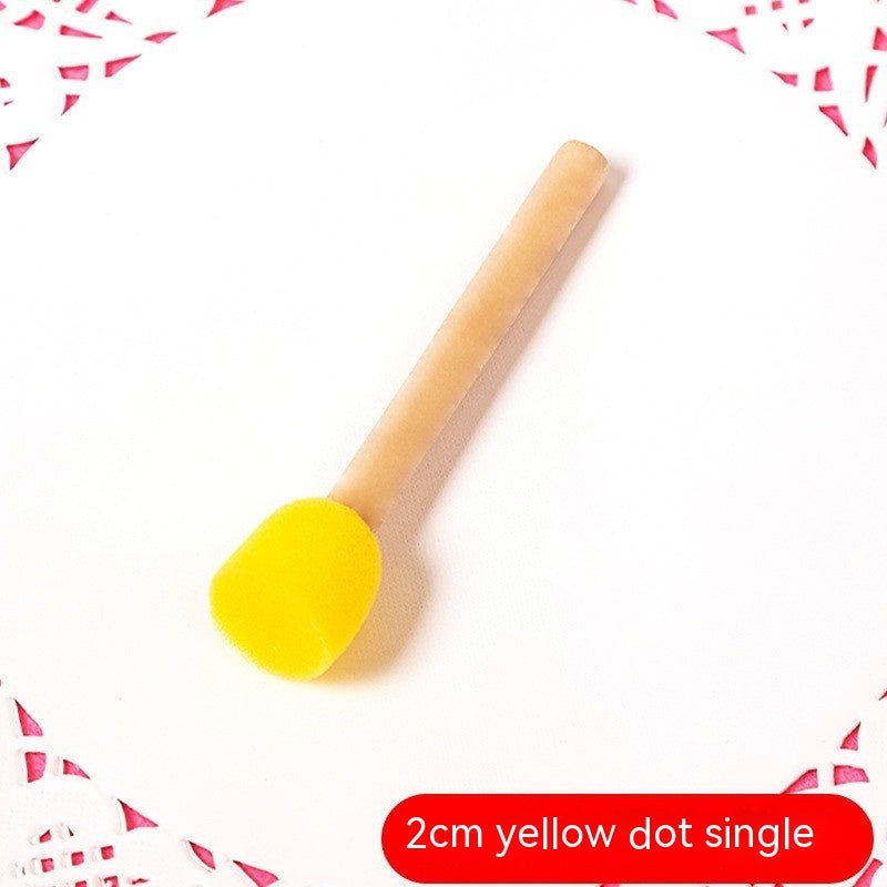 Children's Art Round Sponge Paint Brush Seal Tool