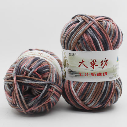 5-Strand Milk Cotton Section-dye String Dye House