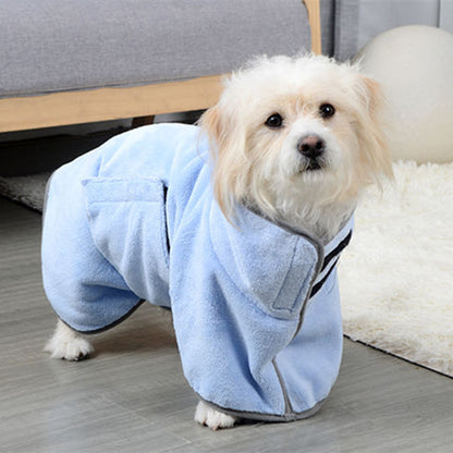 Quick-drying Bathrobe Towel For Dogs Cats Microfiber Absorbent