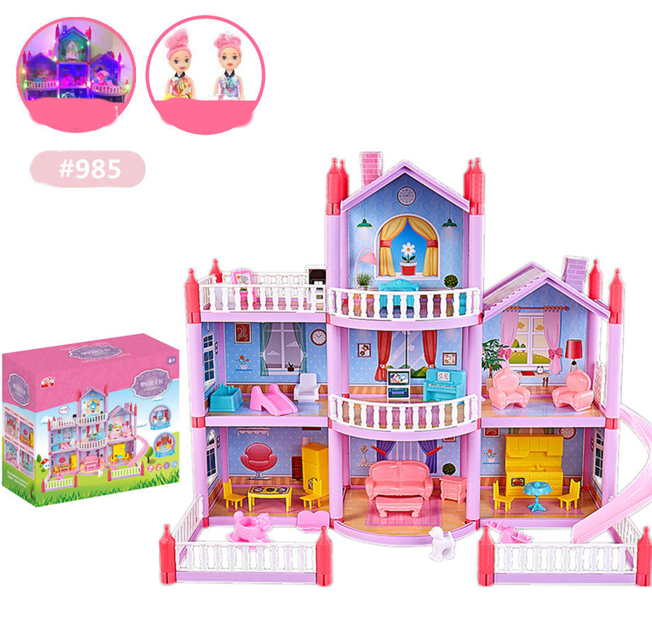 Princess Castle Villa Doll House Simulation House