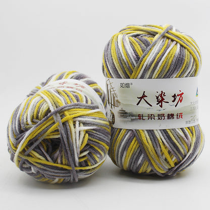 5-Strand Milk Cotton Section-dye String Dye House