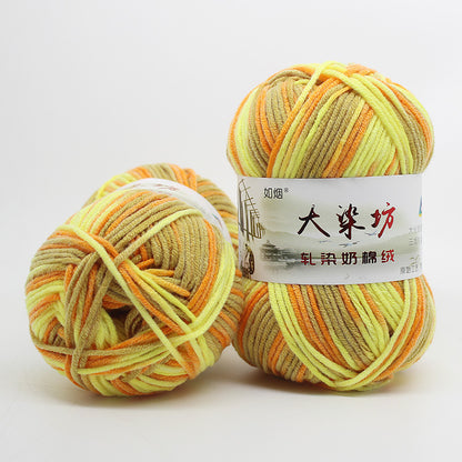 5-Strand Milk Cotton Section-dye String Dye House